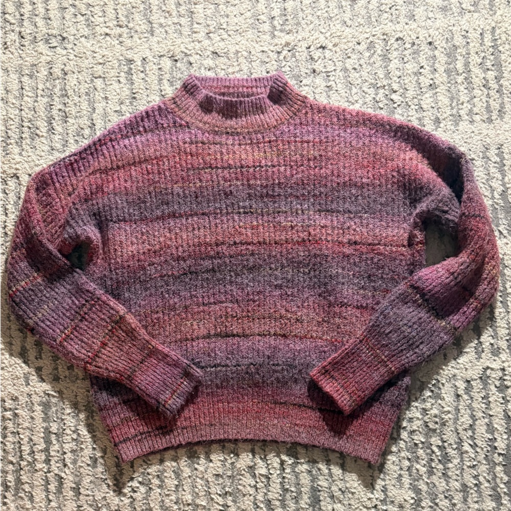 Christian Siriano New York pink purple soft sweater size M